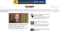 Desktop Screenshot of chicagobusiness.com